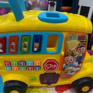 Colorful Toy School Bus